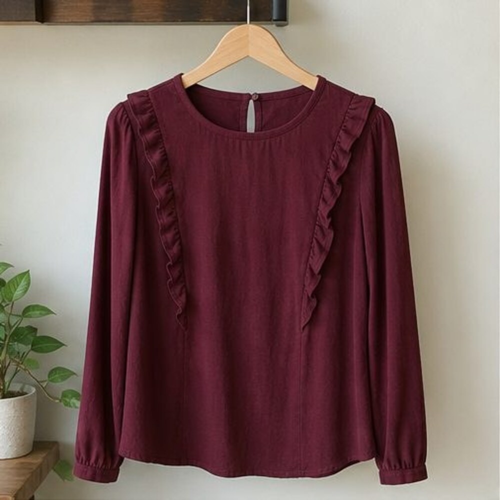 Burgundy Cami Blouse